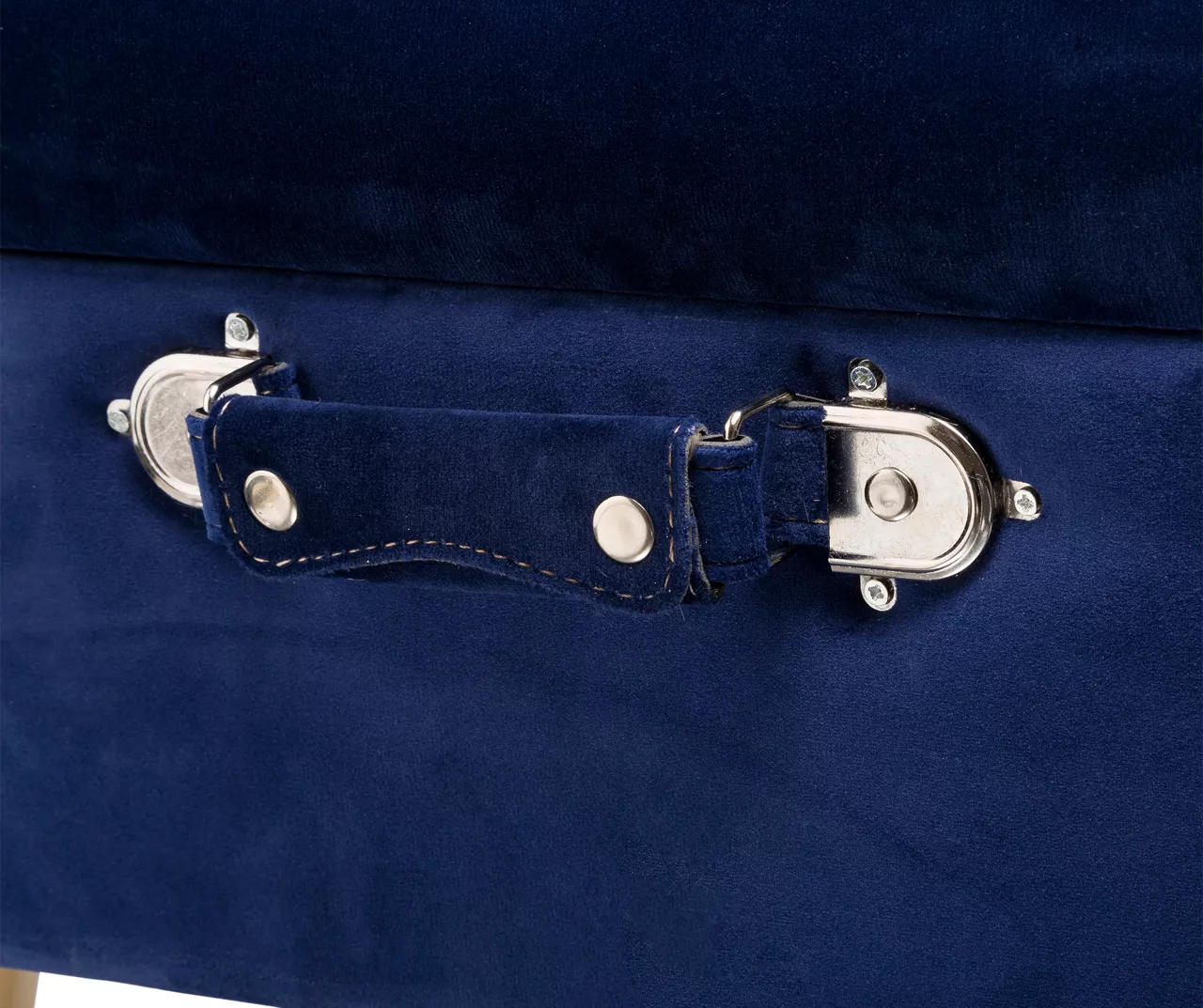 Glitzhome Velvet Suitcase Storage Stool 15 Glitzhome Velvet Suitcase Storage Stool - Image 13