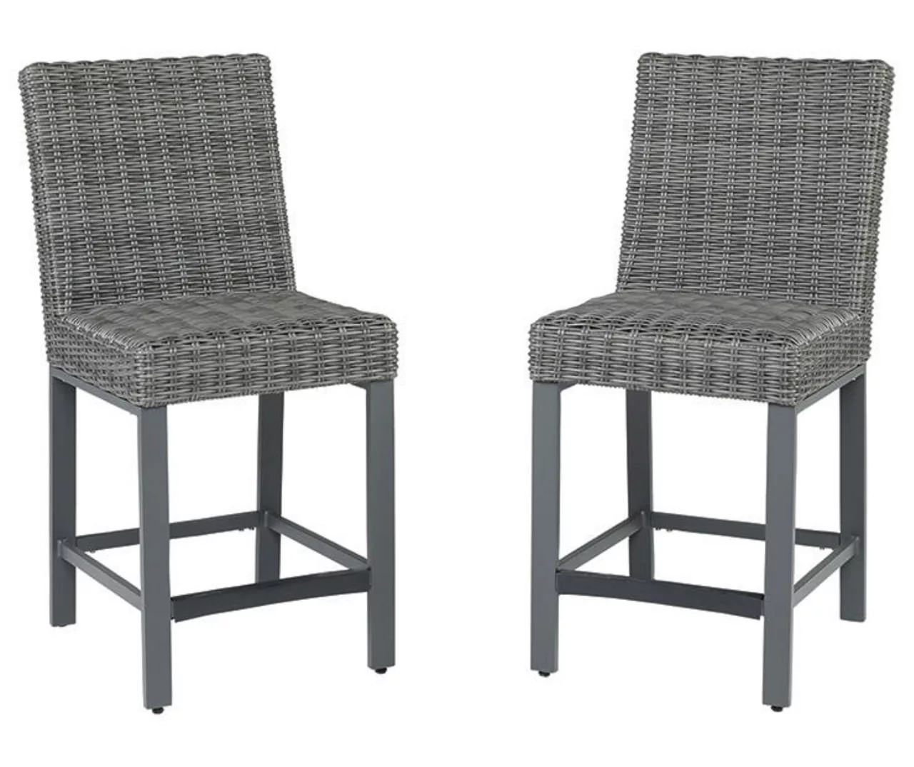 45.1" Palazzo All-Weather Wicker Patio Bar Stools, 2-Pack 3 45.1" Palazzo All-Weather Wicker Patio Bar Stools, 2-Pack