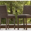 44.6" Paradise Trail All-Weather Wicker Patio Bar Stools, 2-Pack -Chic Furniture Store 810599432 5