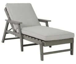 Visola Wood Look Cushioned Patio Chaise Lounge -Chic Furniture Store 810599443 2