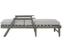 Visola Wood Look Cushioned Patio Chaise Lounge -Chic Furniture Store 810599443 8