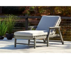 Visola Wood Look Cushioned Patio Chaise Lounge -Chic Furniture Store 810599443 9