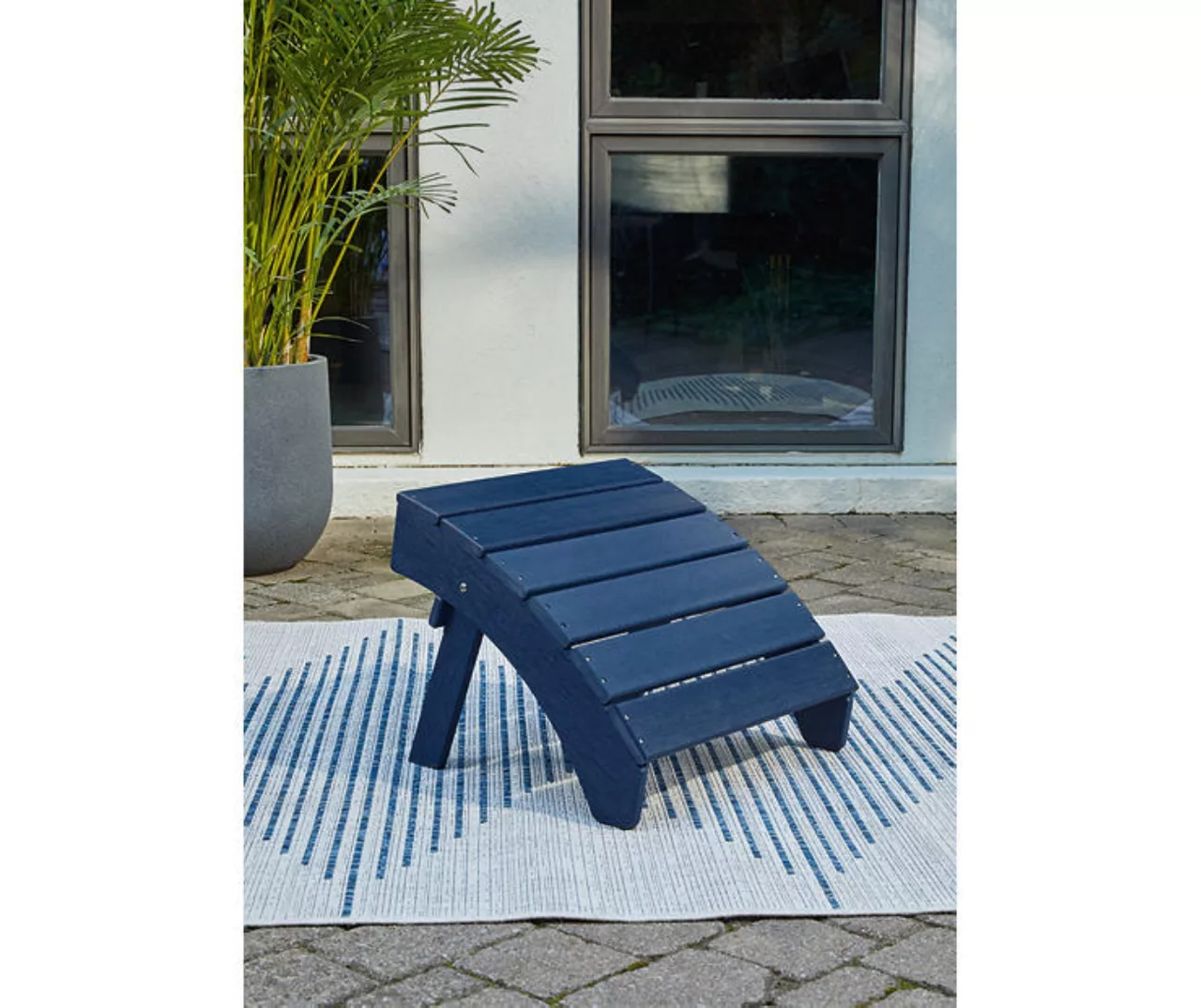 Sundown Treasure Blue Slat Ottoman 7 Sundown Treasure Blue Slat Ottoman - Image 5