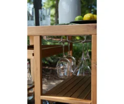 Kailani Honey Rolling Patio Serving Cart 22 Kailani Honey Rolling Patio Serving Cart -Chic Furniture Store 810599454 11
