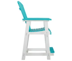 Eisley Wood Look Patio Dining Counter Stools, 2-Pack 14 Eisley Wood Look Patio Dining Counter Stools, 2-Pack -Chic Furniture Store 810599459 5