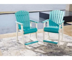 Eisley Wood Look Patio Dining Counter Stools, 2-Pack 16 Eisley Wood Look Patio Dining Counter Stools, 2-Pack -Chic Furniture Store 810599459 7