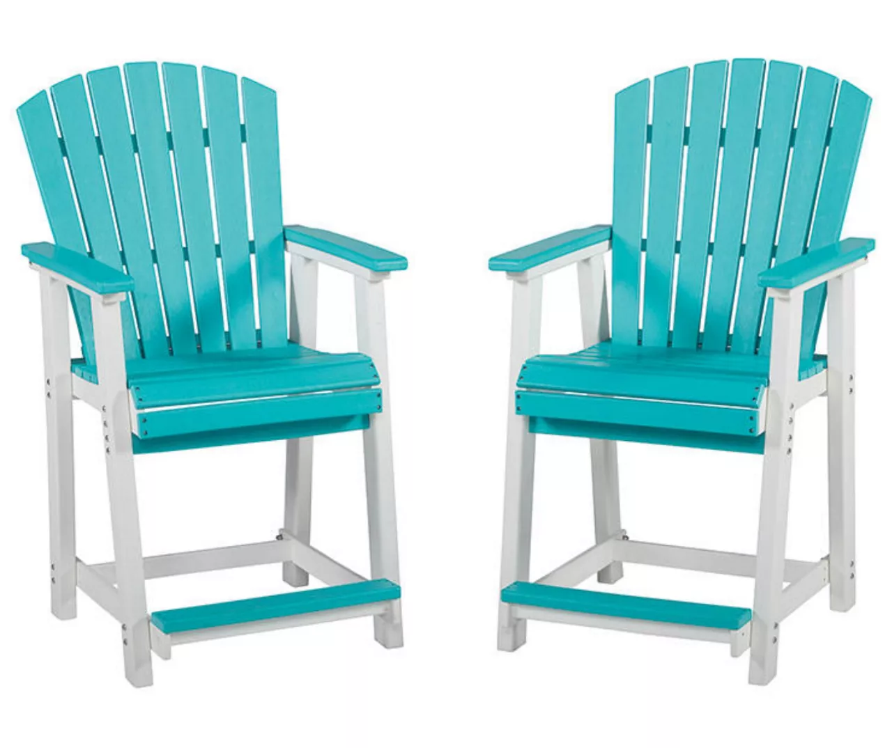 Eisley Wood Look Patio Dining Counter Stools, 2-Pack 3 Eisley Wood Look Patio Dining Counter Stools, 2-Pack