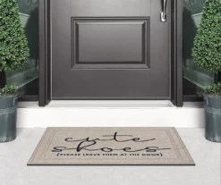 Soho "Cute Shoes" Tan Doormat -Chic Furniture Store 810599547 B0 1