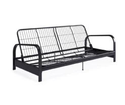 DHP Elbern Black Metal Futon With Cover -Chic Furniture Store 810599700 810600181 810600182 A8 3