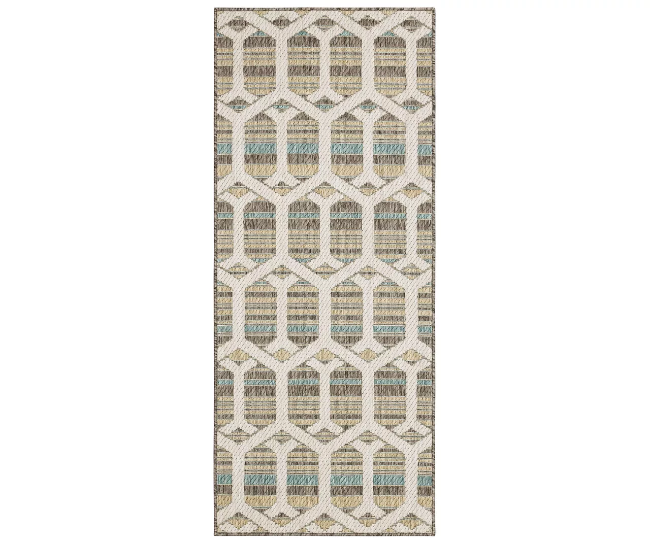 Mohawk Home Cabana Geo Light Grey Area Rug 6 Mohawk Home Cabana Geo Light Grey Area Rug - Image 4