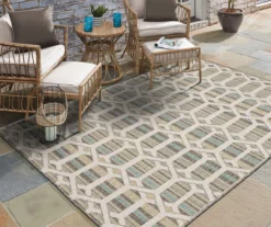 Mohawk Home Cabana Geo Light Grey Area Rug 35 Mohawk Home Cabana Geo Light Grey Area Rug -Chic Furniture Store 810601062 A0 3