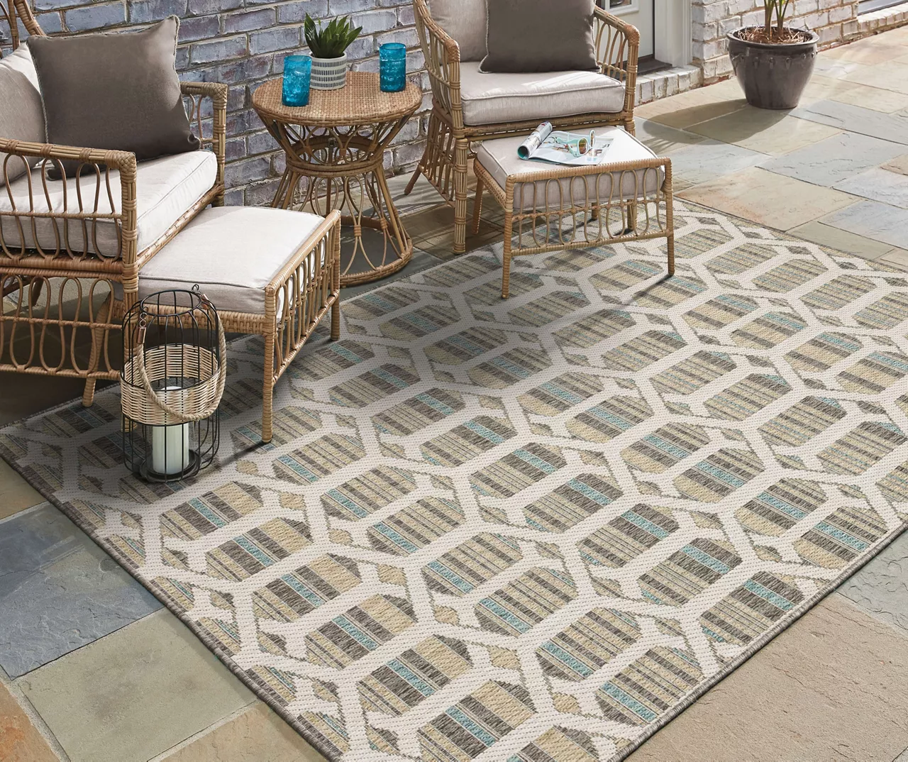 Mohawk Home Cabana Geo Light Grey Area Rug 16 Mohawk Home Cabana Geo Light Grey Area Rug - Image 14