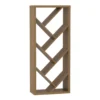 Brown Woodgrain Diagonal Shelf Bookcase 2 Brown Woodgrain Diagonal Shelf Bookcase -Chic Furniture Store 810606678 A0