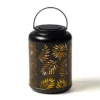 Black Leaf Cut-Out Metal LED Solar Lantern 2 Black Leaf Cut-Out Metal LED Solar Lantern -Chic Furniture Store 810607498 A0 1