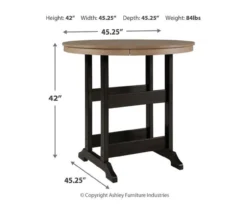 Fairen Trail Wood Look Bar-Height Dining Table 13 Fairen Trail Wood Look Bar-Height Dining Table -Chic Furniture Store 810607984 4