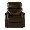 Markridge Chocolate Faux Leather Power Lift Recliner 2 Markridge Chocolate Faux Leather Power Lift Recliner -Chic Furniture Store 810609737 3