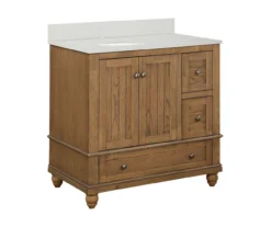 DHP Atwater Living Jazmyn Bathroom Vanity With White Sink -Chic Furniture Store 810610487 A0 1