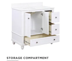 DHP Atwater Living Jazmyn Bathroom Vanity With White Sink -Chic Furniture Store 810610488 A0 2
