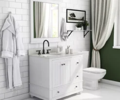 DHP Atwater Living Jazmyn Bathroom Vanity With White Sink -Chic Furniture Store 810610488 B0 2