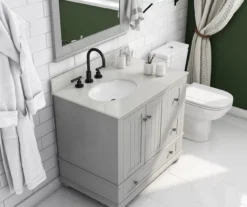 DHP Atwater Living Jazmyn Bathroom Vanity With White Sink -Chic Furniture Store 810610489 B0 1