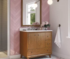 DHP Atwater Living Delias Bathroom Vanity With White Sink 26 DHP Atwater Living Delias Bathroom Vanity With White Sink -Chic Furniture Store 810610513 B0 5