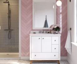 DHP Atwater Living Delias Bathroom Vanity With White Sink 34 DHP Atwater Living Delias Bathroom Vanity With White Sink -Chic Furniture Store 810610514 B0 3