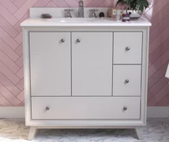 DHP Atwater Living Delias Bathroom Vanity With White Sink 21 DHP Atwater Living Delias Bathroom Vanity With White Sink -Chic Furniture Store 810610515 B0 1