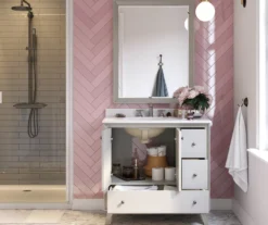 DHP Atwater Living Delias Bathroom Vanity With White Sink 30 DHP Atwater Living Delias Bathroom Vanity With White Sink -Chic Furniture Store 810610515 B0 4