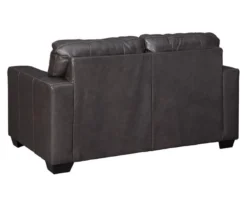 Morelos Gray Leather Loveseat -Chic Furniture Store 810610794 A0 2