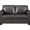 Morelos Gray Leather Loveseat 1 Morelos Gray Leather Loveseat -Chic Furniture Store 810610794 A0 3