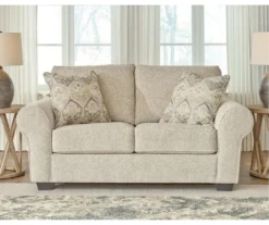 Haisley Ivory Loveseat -Chic Furniture Store 810610831 A0 4