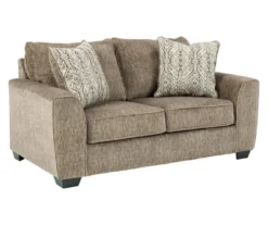 Olin Chocolate Brown Loveseat -Chic Furniture Store 810610833 A0 1