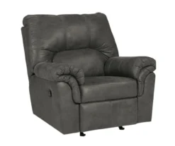 Bladen Slate Faux Leather Rocker Recliner -Chic Furniture Store 810612227 3