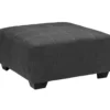 Ambee Gray Oversize Accent Ottoman 1 Ambee Gray Oversize Accent Ottoman -Chic Furniture Store 810612262 1