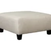Hallenberg Beige Oversize Accent Ottoman -Chic Furniture Store 810612308 1