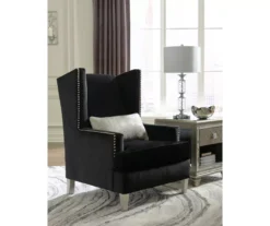 Harriotte Black Accent Chair -Chic Furniture Store 810612309 1