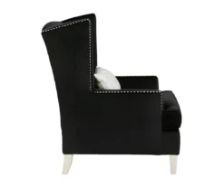 Harriotte Black Accent Chair -Chic Furniture Store 810612309 4