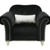 Harriotte Black Armchair