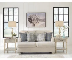 Traemore Linen Loveseat -Chic Furniture Store 810612377 3