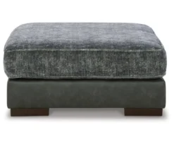 Larkstone Charcoal Oversize Accent Ottoman -Chic Furniture Store 810612394 2