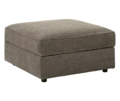 O'Phannon Gray Storage Ottoman -Chic Furniture Store 810612452 1