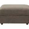 O'Phannon Gray Storage Ottoman -Chic Furniture Store 810612452 2