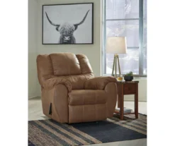McGann Saddle Faux Leather Rocker Recliner -Chic Furniture Store 810612511 A0 1