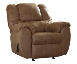 McGann Saddle Faux Leather Rocker Recliner -Chic Furniture Store 810612511 A0 2