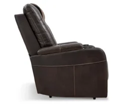 Composer Brown Faux Leather Power Recliner 18 Composer Brown Faux Leather Power Recliner -Chic Furniture Store 810612553 12