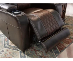 Composer Brown Faux Leather Power Recliner 15 Composer Brown Faux Leather Power Recliner -Chic Furniture Store 810612553 4