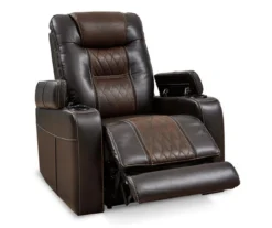 Composer Brown Faux Leather Power Recliner 17 Composer Brown Faux Leather Power Recliner -Chic Furniture Store 810612553 6