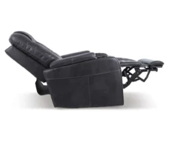 Composer Black Faux Leather Power Recliner 13 Composer Black Faux Leather Power Recliner -Chic Furniture Store 810612554 11
