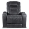 Composer Black Faux Leather Power Recliner -Chic Furniture Store 810612554 7
