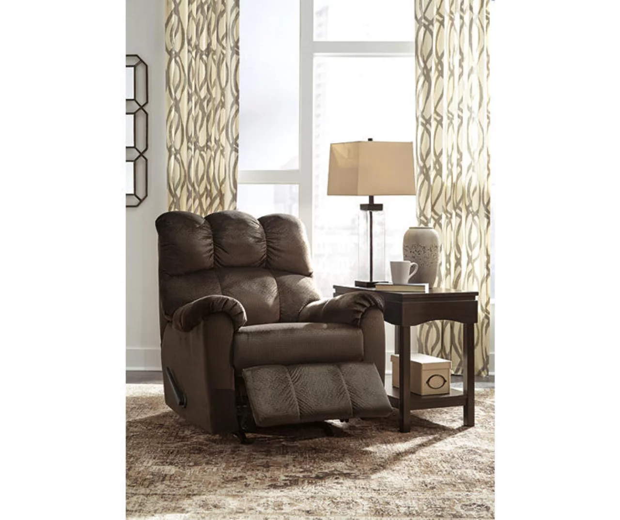 Foxfield Chocolate Rocker Recliner 5 Foxfield Chocolate Rocker Recliner - Image 3